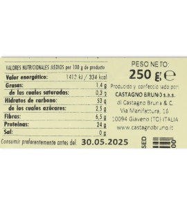 Macarrones de Guisante Bio 250 gr Castagno