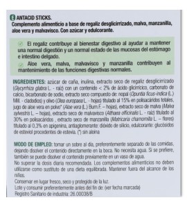 Antiacid 16 Sticks Santiveri