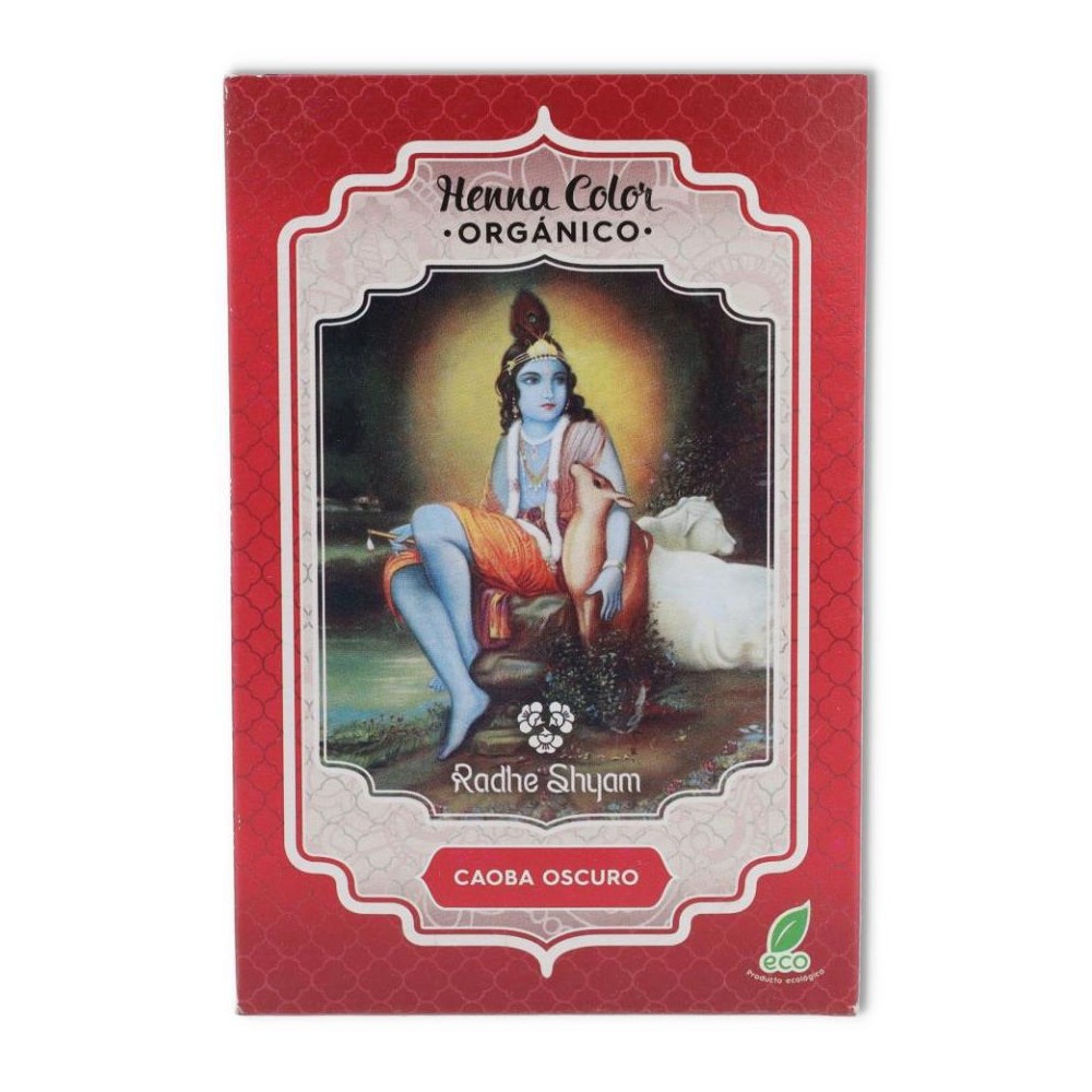 HENNA  CAOBA OSCURO POLVO 100 gr RADHE SHYAM