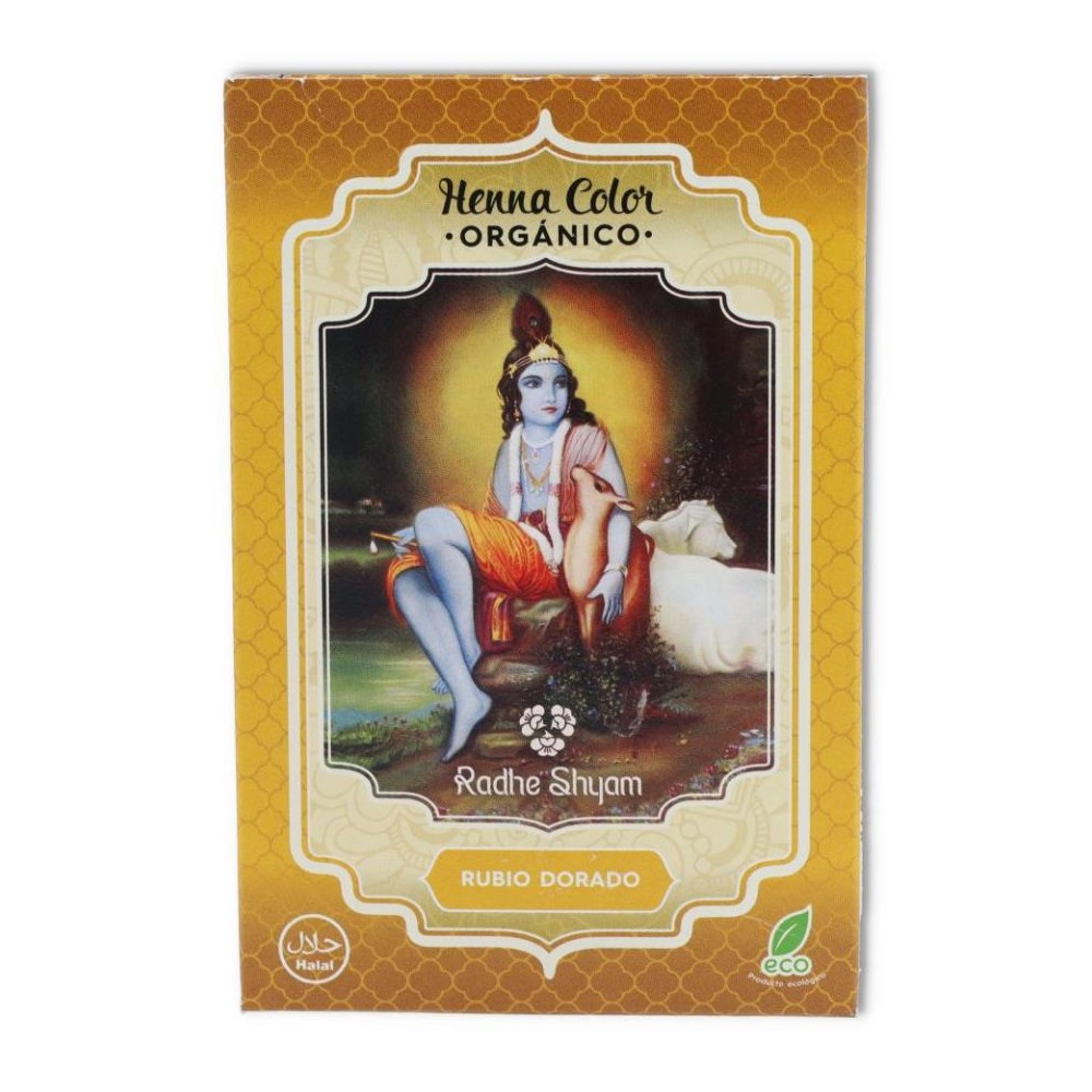 HENNA RUBIO DORADO POLVO 100 gr RADHE SHYAM