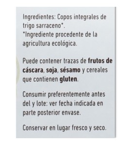 Copos Integrales Trigo Sarraceno 500 gr Eco Salim