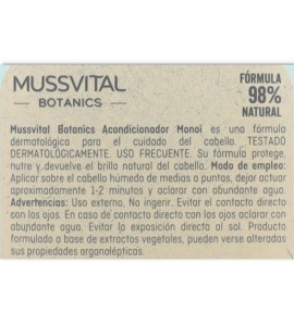 Acondicionador Nutritivo Monoi 400 ml Mussvital