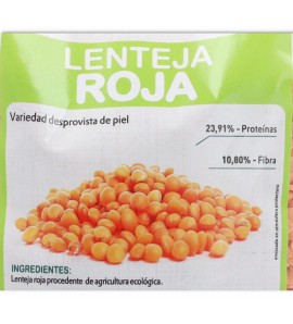 Lenteja Roja Bio 500 gr Toobio