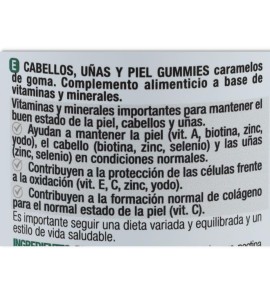 Santiveri Pack 3 Botes Gominola Cabello 60 uni 