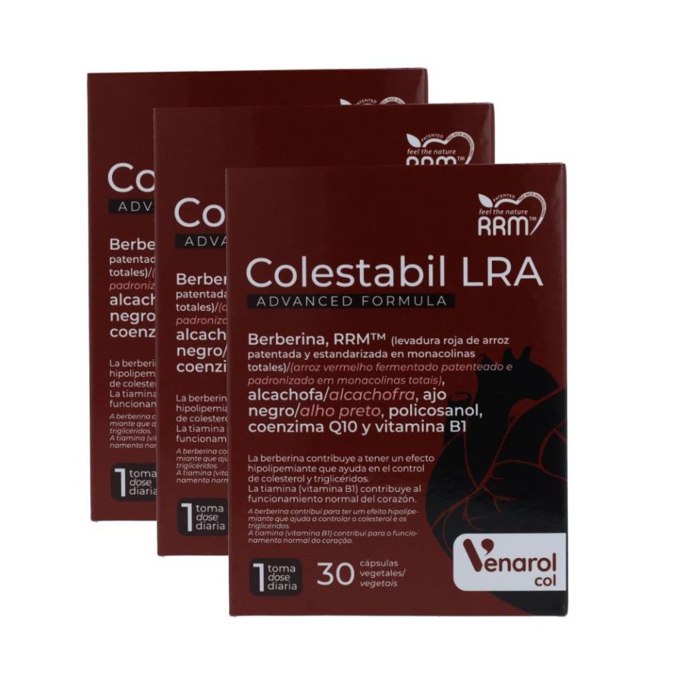 Herbora Pack 3 Cajas Colestabil 30 cap