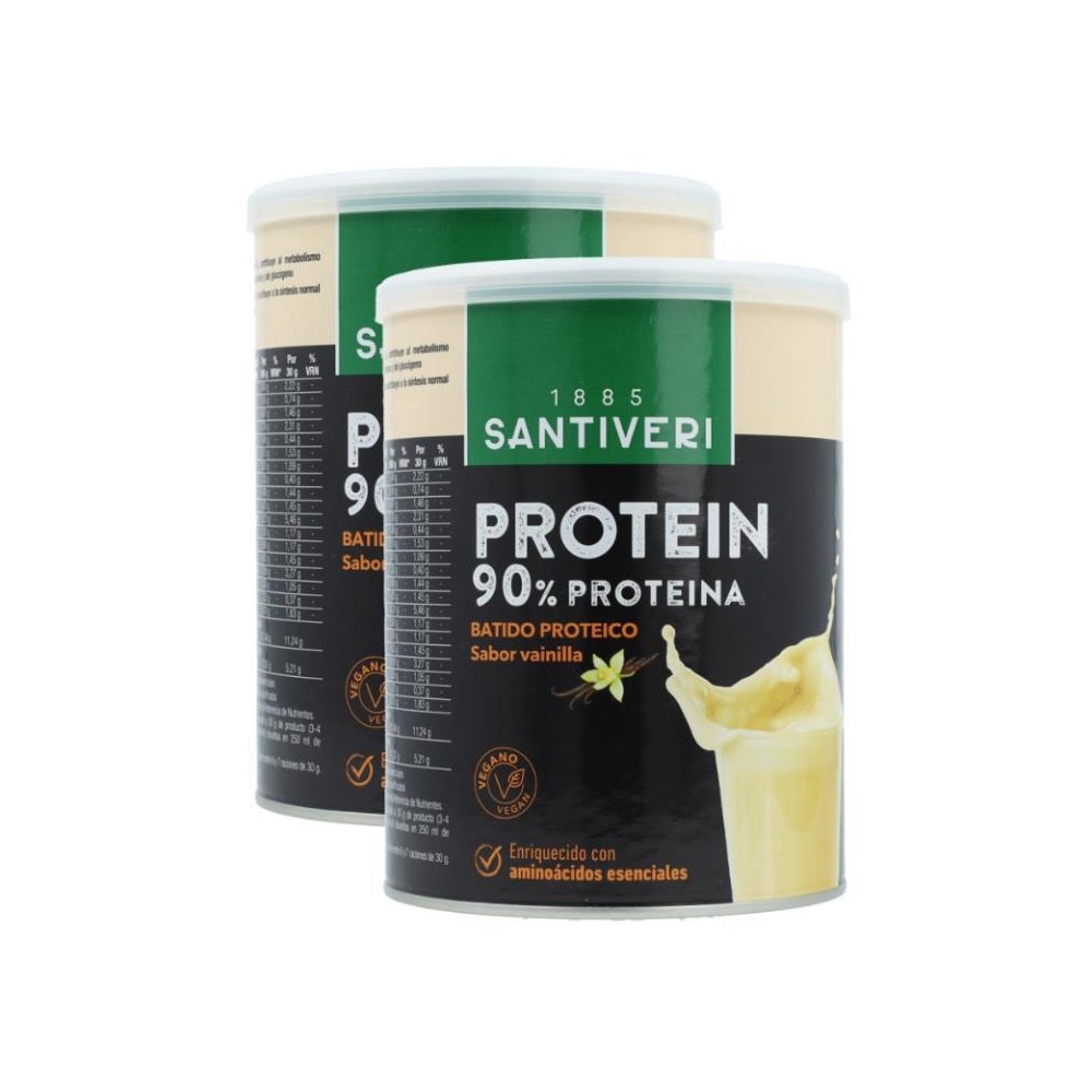 Santiveri Pack 2 Botes Protein Vainilla 200 gramos