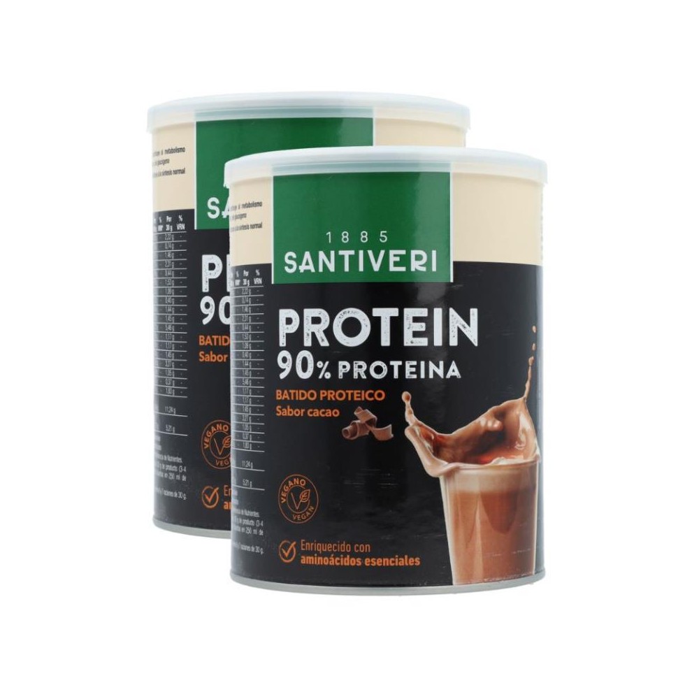 Santiveri Pack 2 Botes Protein Cacao 200 gramos 1 