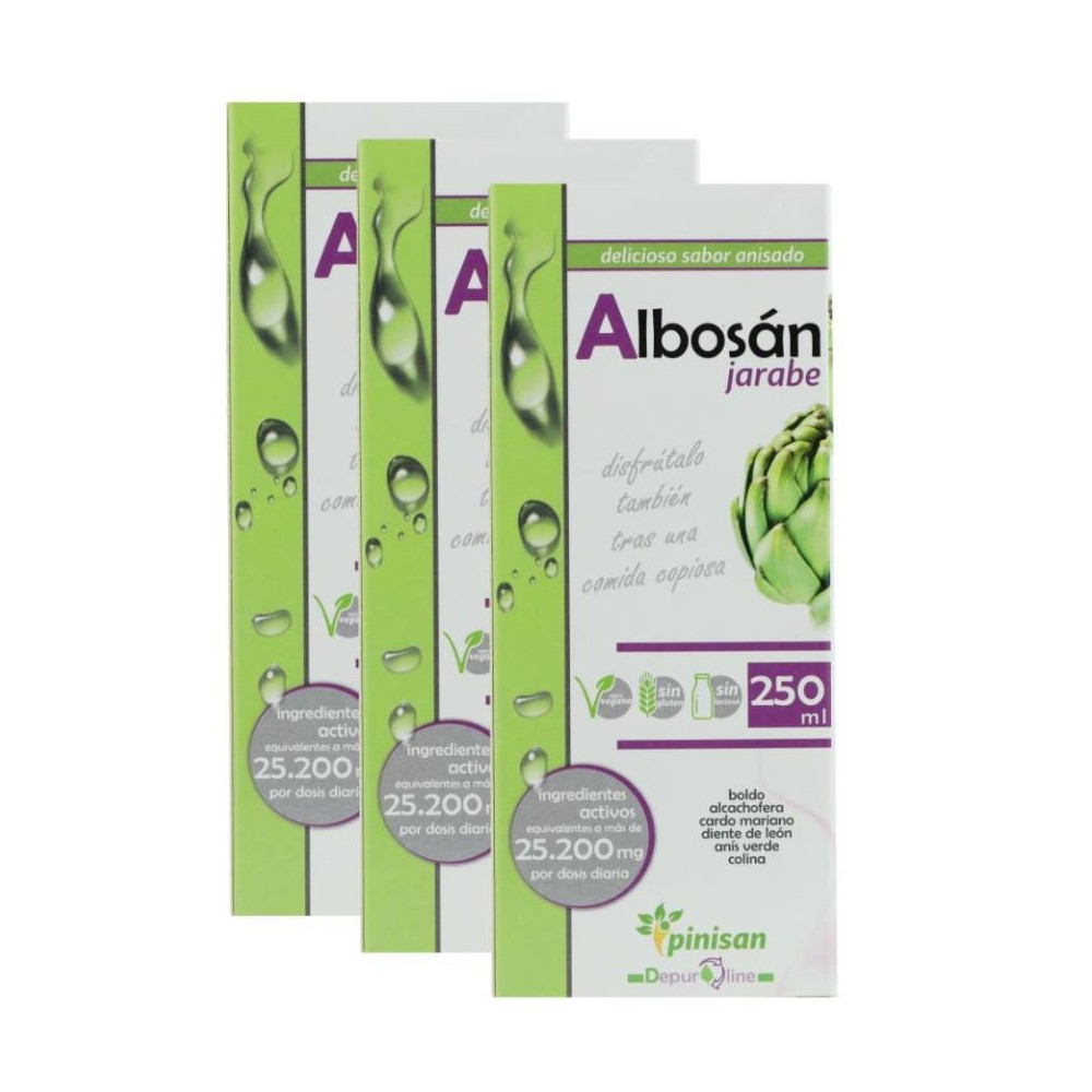 Pinisan Pack 3 Botes Albosan 250 ml 