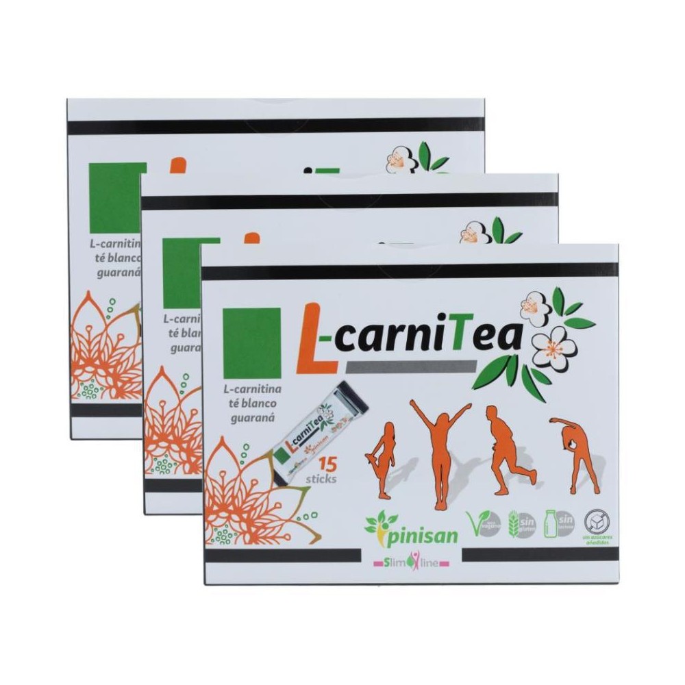 Pinisan Pack 3 Cajas L-Carnitea 15 stiks 