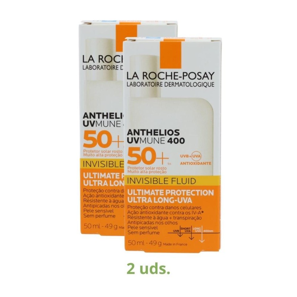 Roche Pack 2 botes Antheli Fluido SPF 50 50 ml 