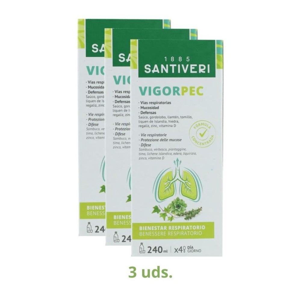 Santiveri Pack 3 Botes Vigor Pec  240 ml